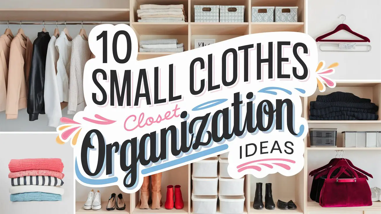 Small Clothes Closet Organization Ideas