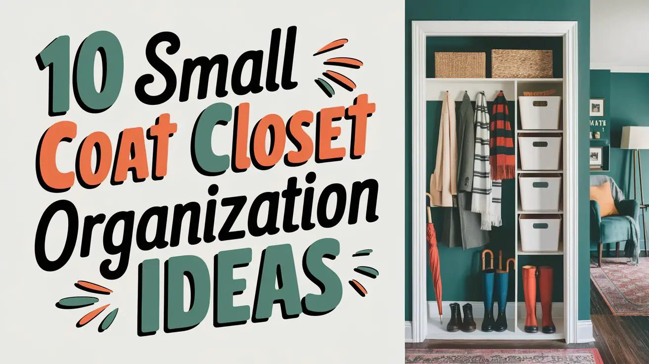 Small Coat Closet Organization