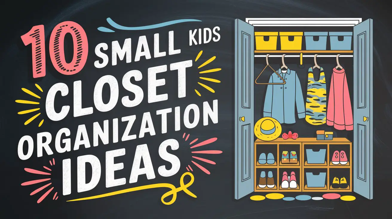 Small Kids Closet Organization Ideas