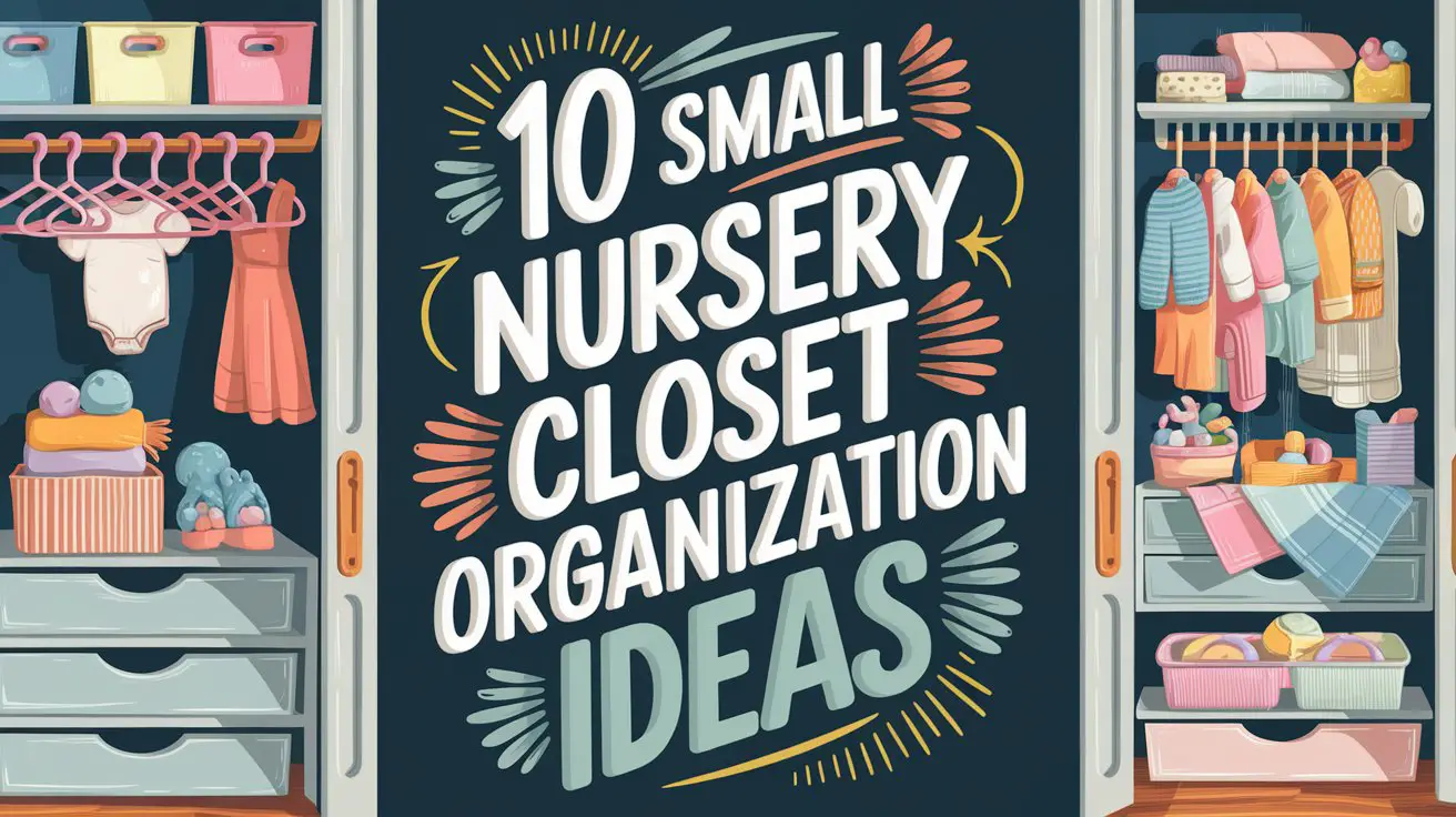 Small Nursery Closet Organization Ideas