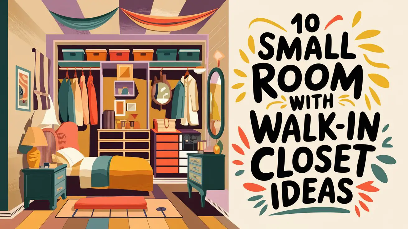 Small Room with Walk-In Closet Ideas