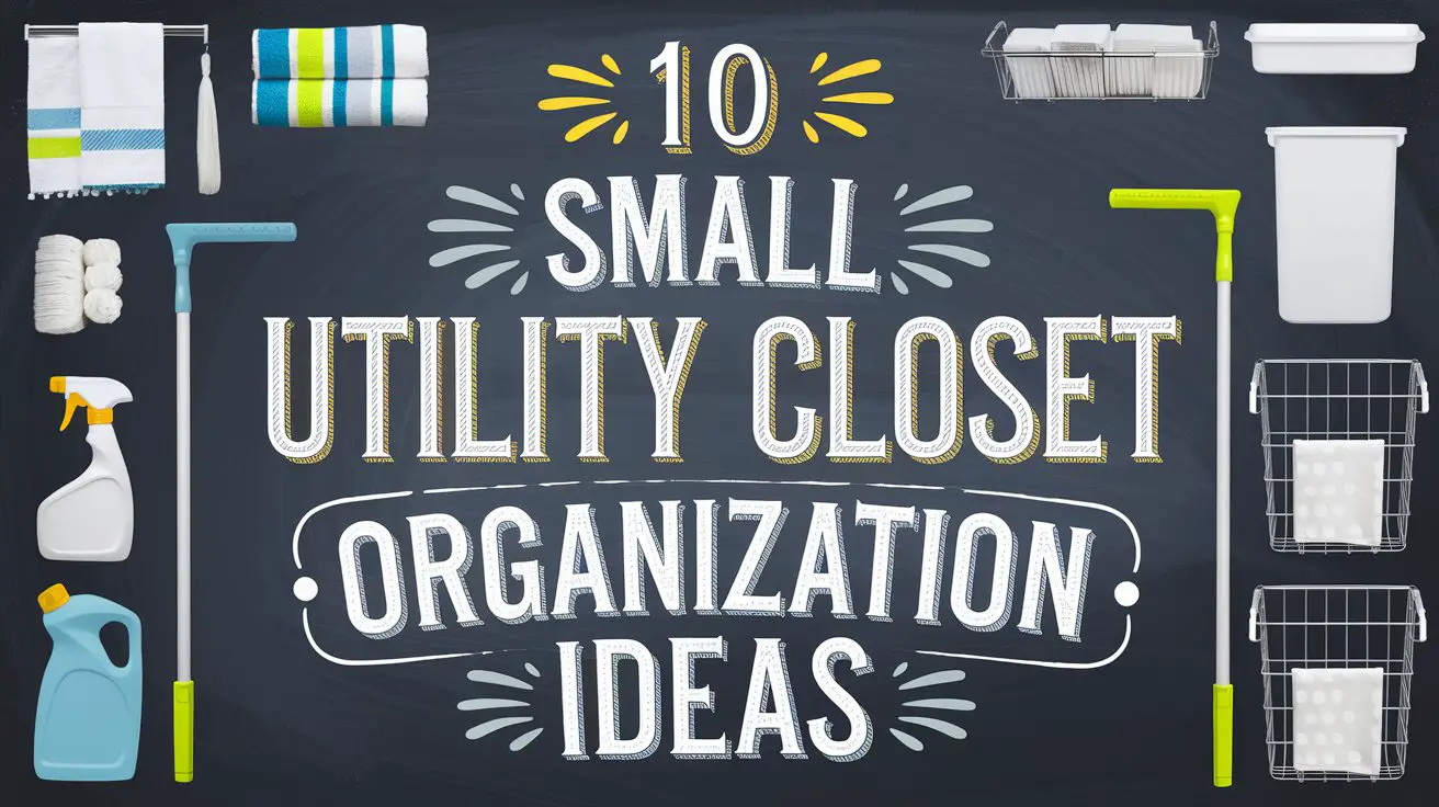 Small Utility Closet Organization Ideas