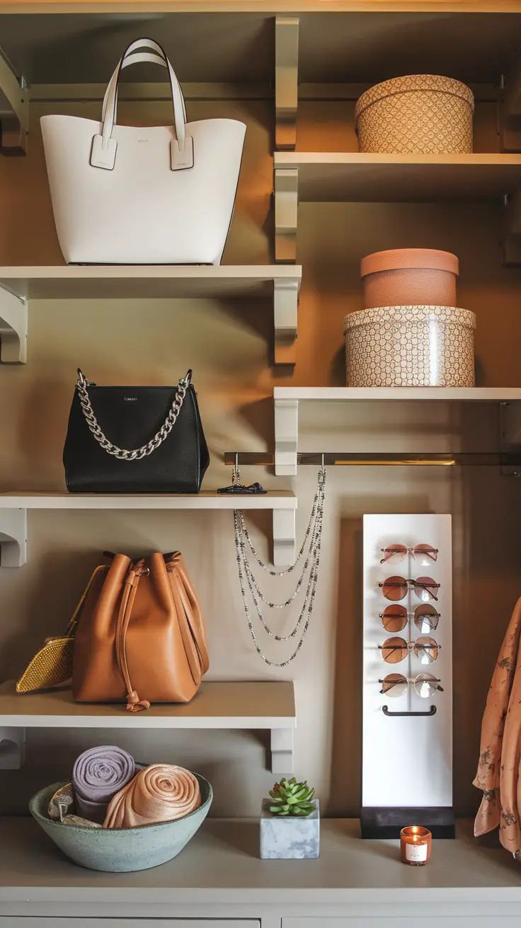 The Bookshelf-Style Accessory Display Wall