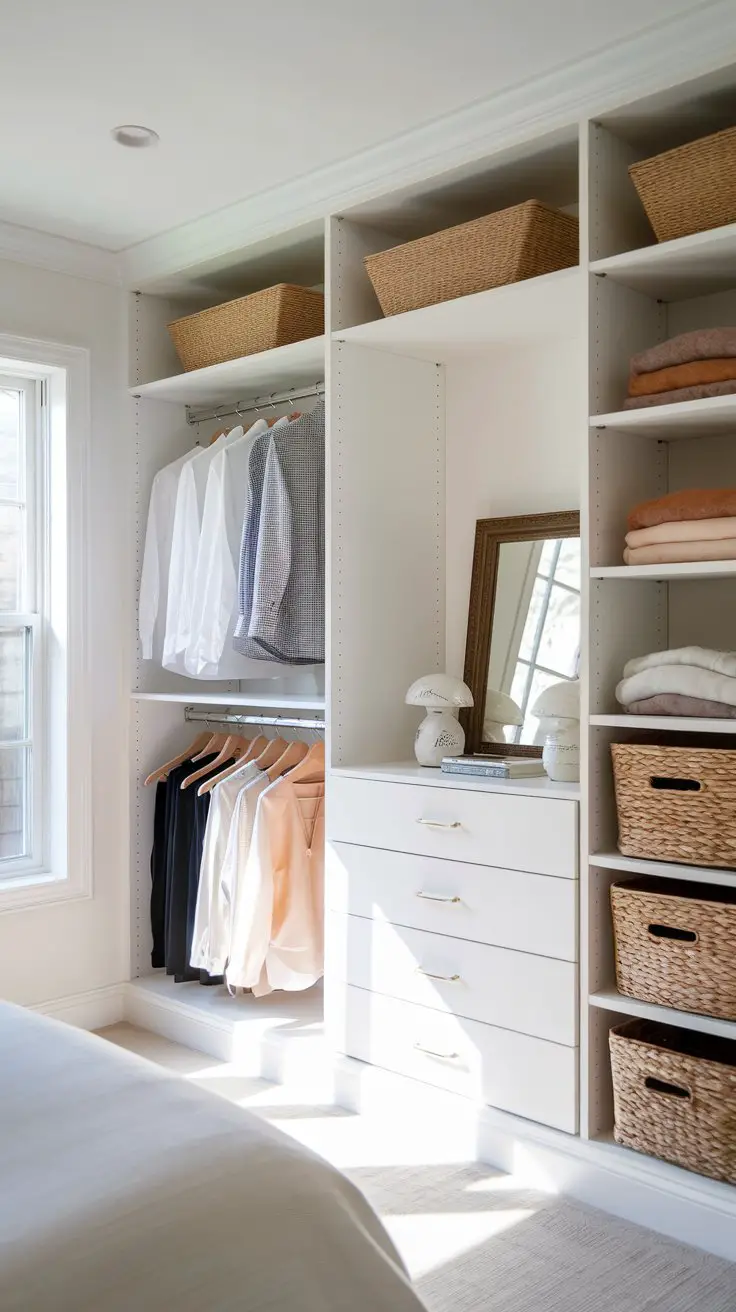 The Classic Reach-In Closet with Built-In Shelving