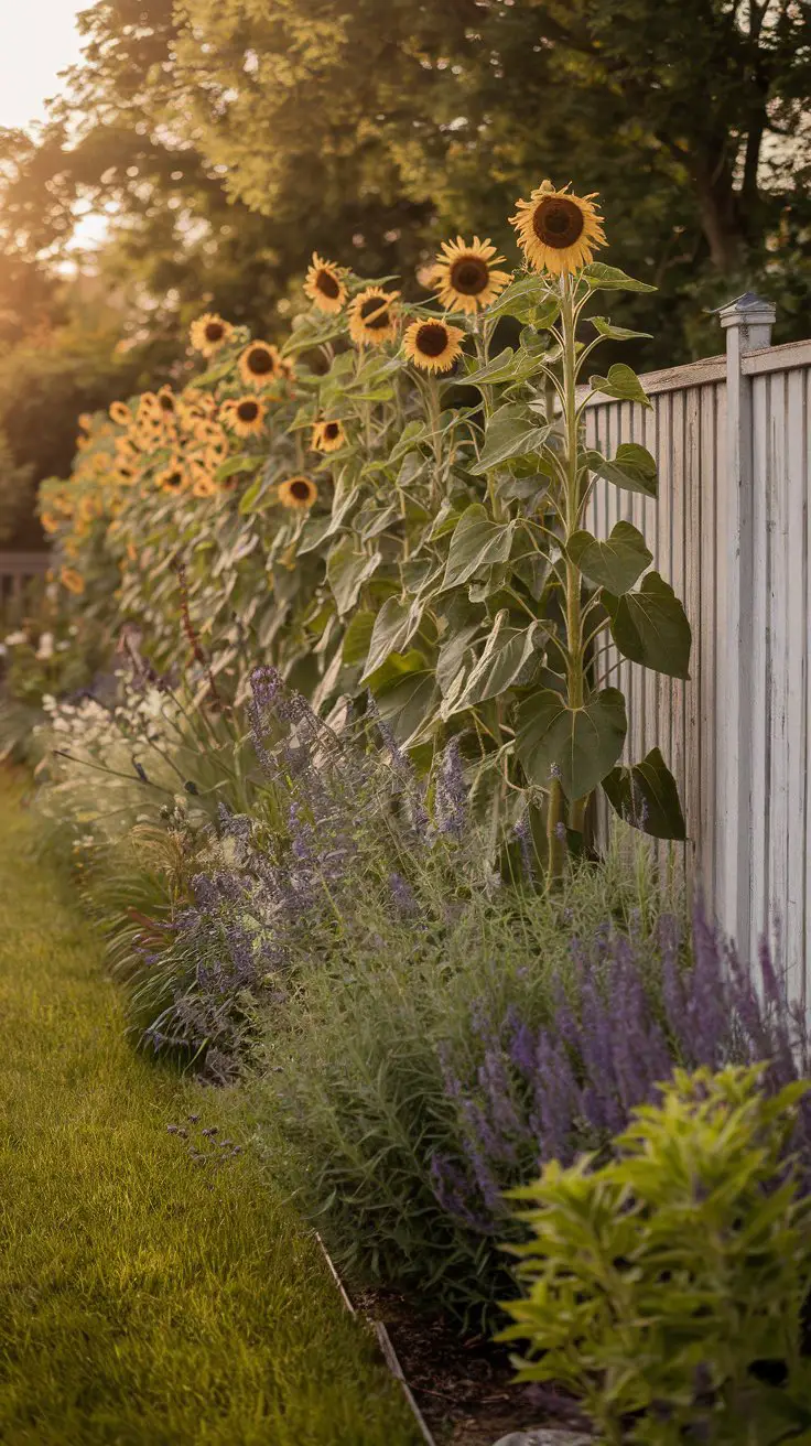 The Classic Sunflower Border