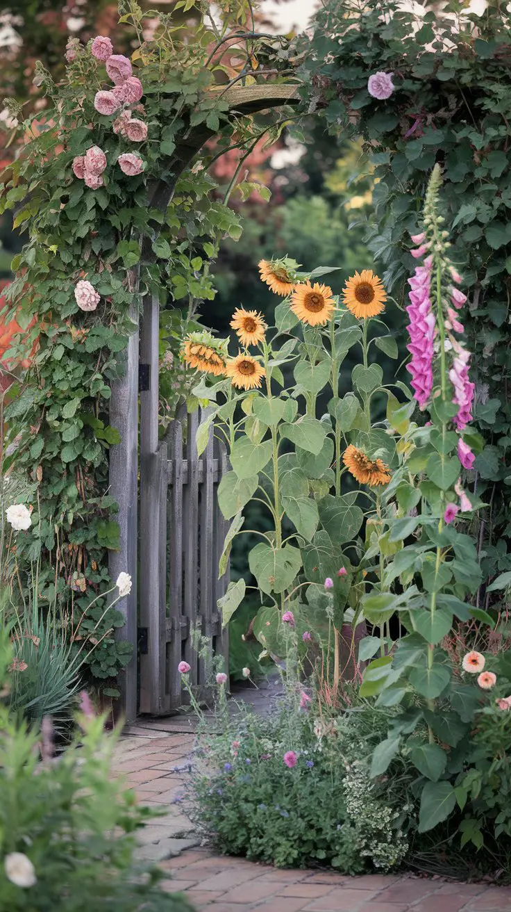 The Cottage Garden Sunflower Bed