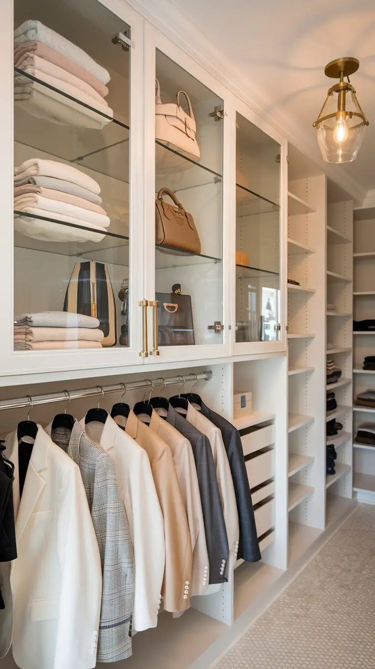 The Glass-Front Cabinet Display Wall