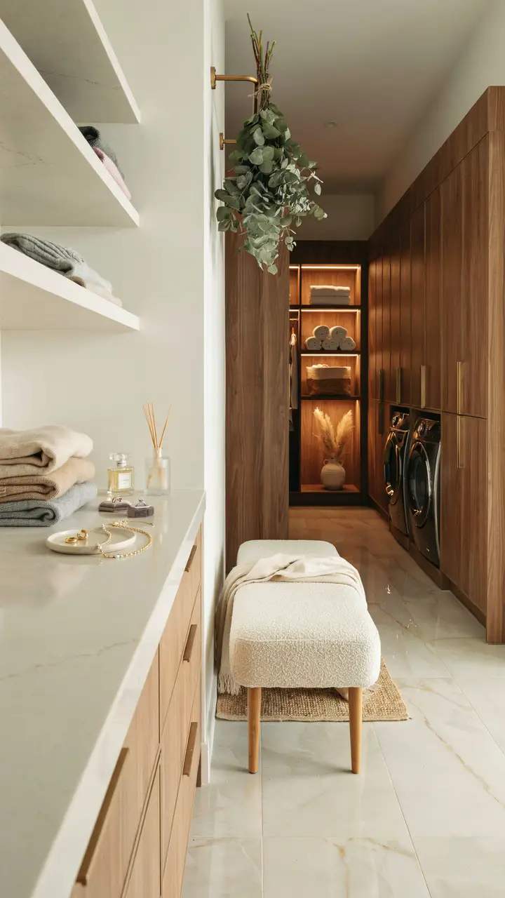 The Luxury Spa-Inspired Closet-Laundry