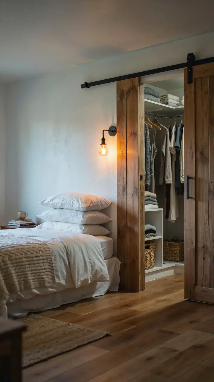 The Sliding Barn Door Closet Partition