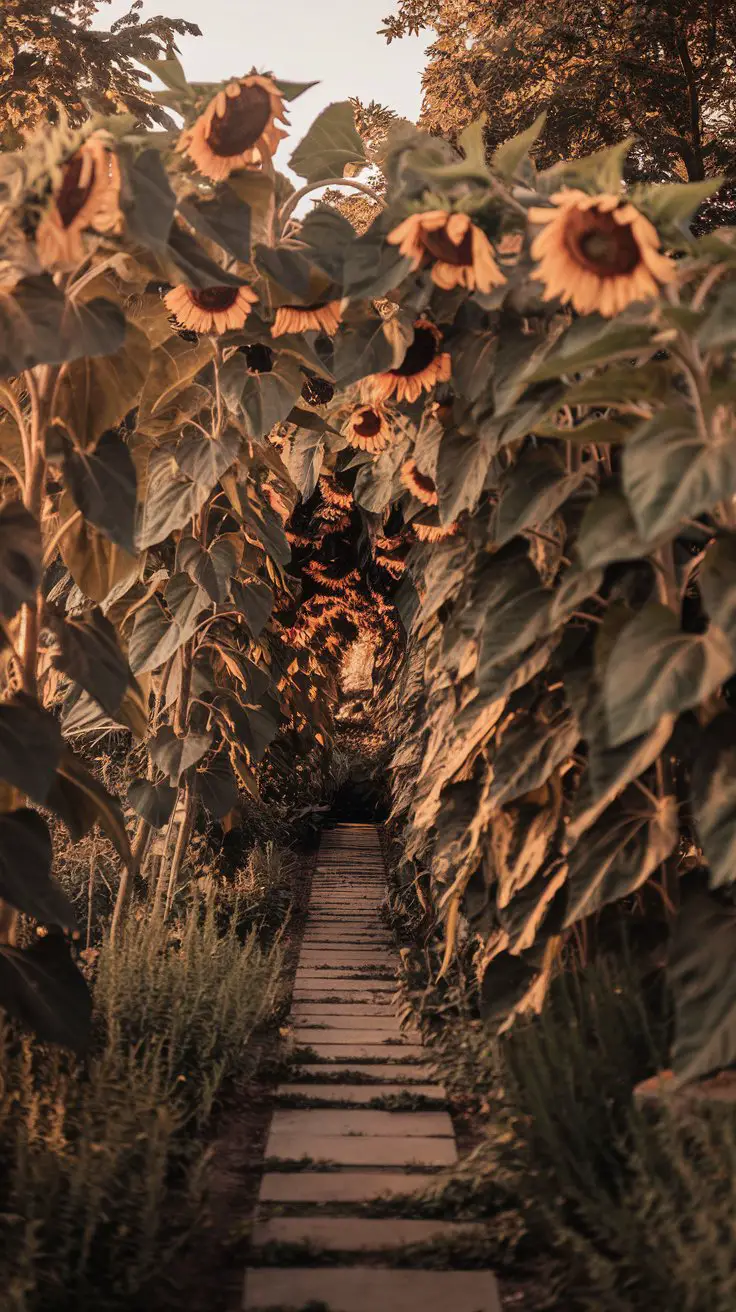 The Sunflower Arch or Tunnel