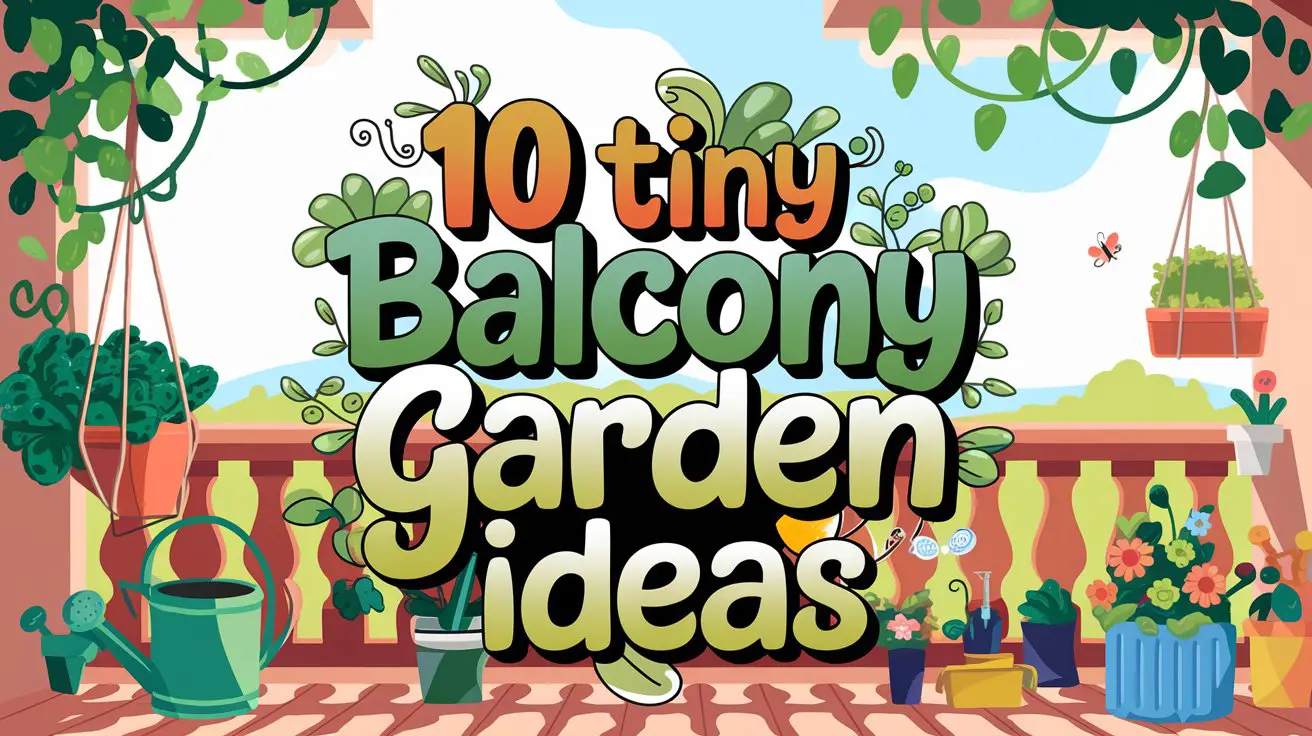 Tiny Balcony Garden Ideas