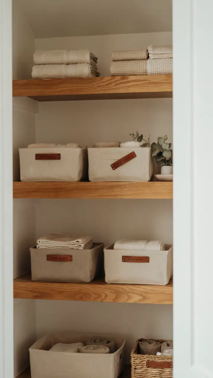 Use Long, Pull-Out Bins to Conquer the Deep Shelves