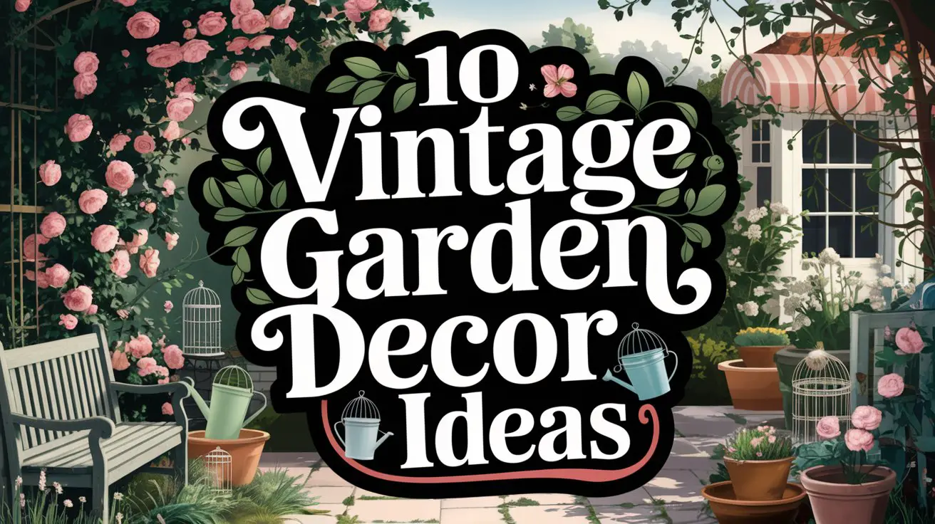 Vintage Garden Decor Ideas