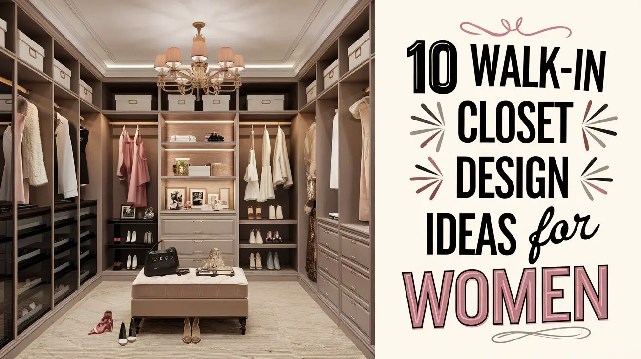 Walk-In Closet Design Ideas for Women