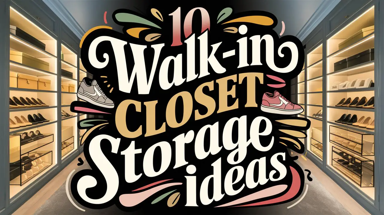 Walk-In Closet Shoe Storage Ideas