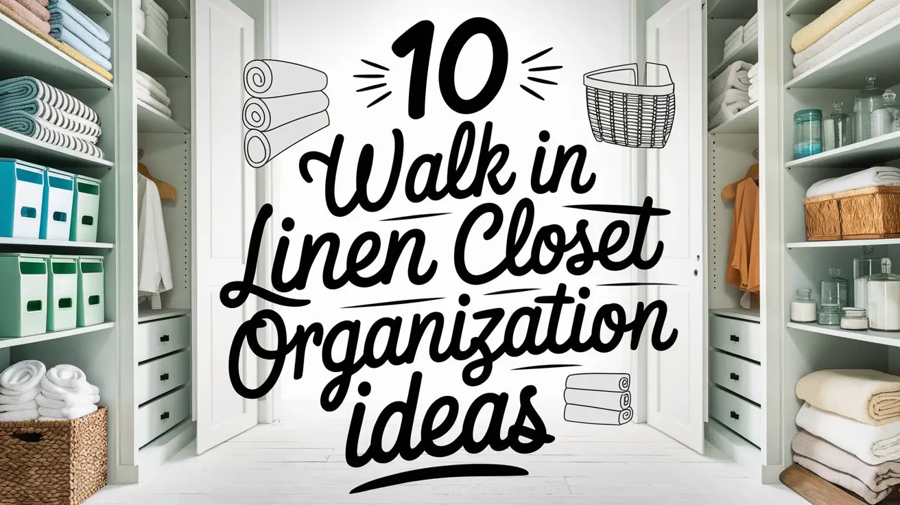 Walk In Linen Closet Organization Ideas