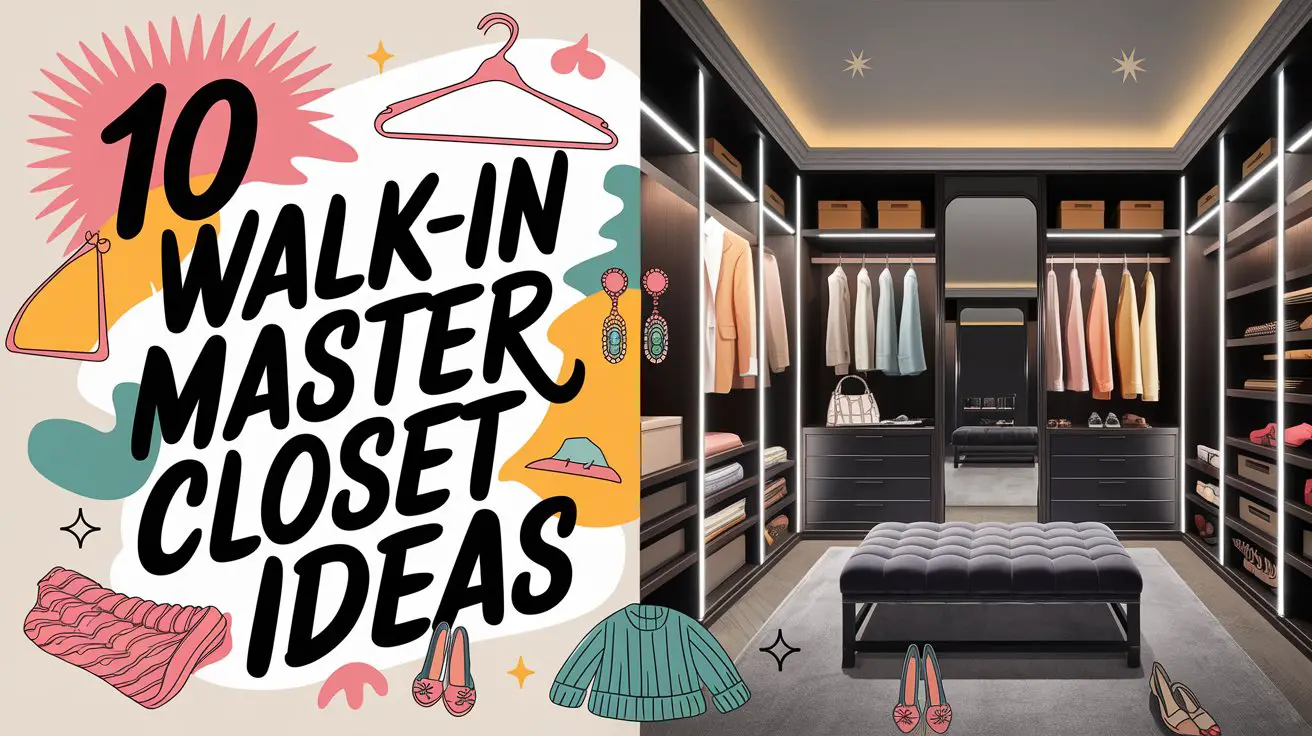 Walk-In Master Closet Ideas