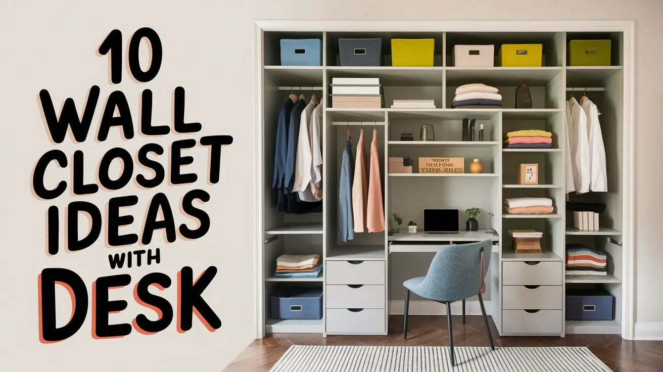Wall Closet Ideas with Desk