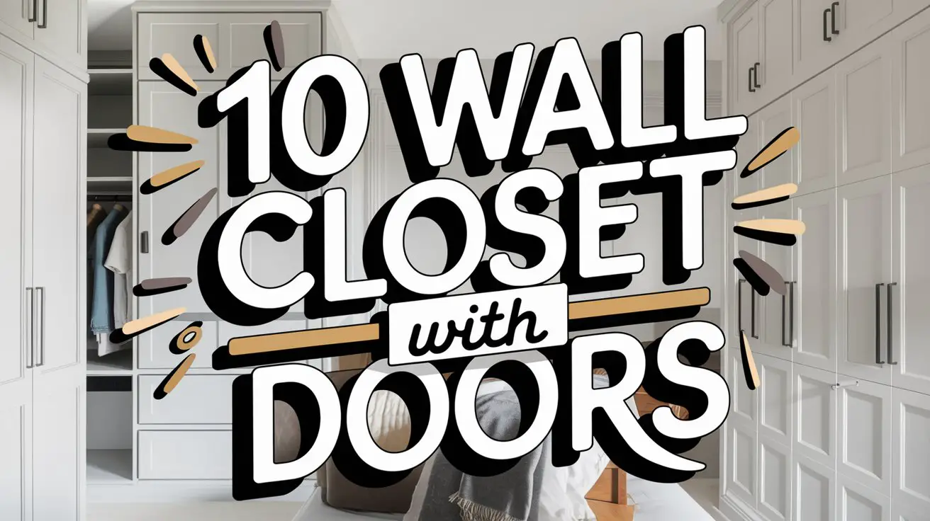 Wall Closet Ideas with Doors