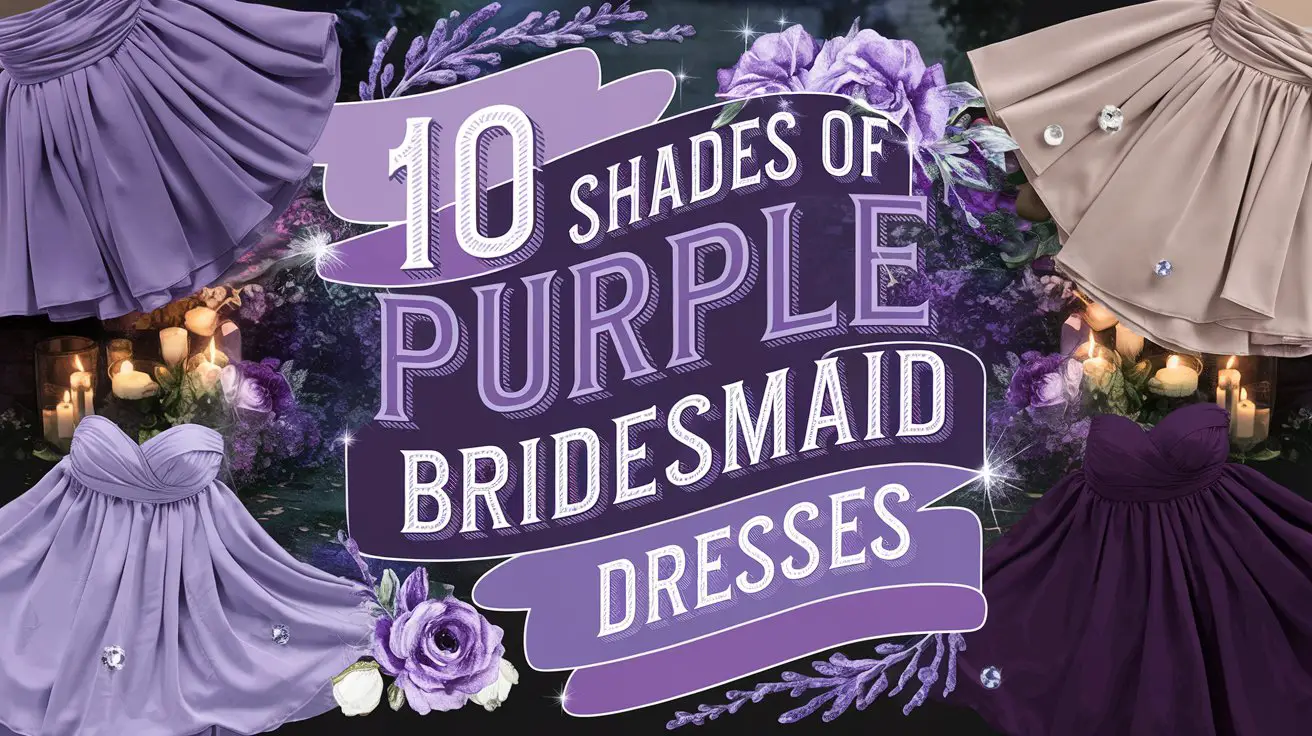 10 Shades of Purple Bridesmaid Dresses