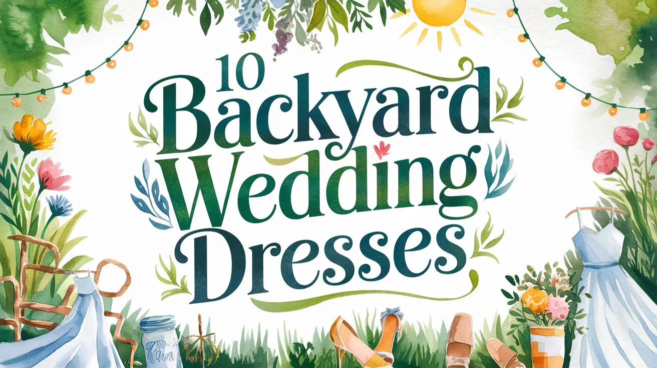 Backyard Wedding Dresses
