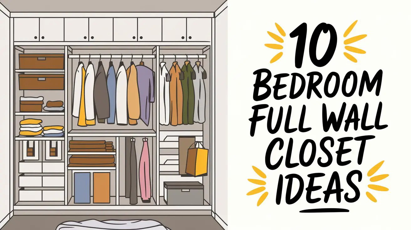 Bedroom Full Wall Closet Ideas