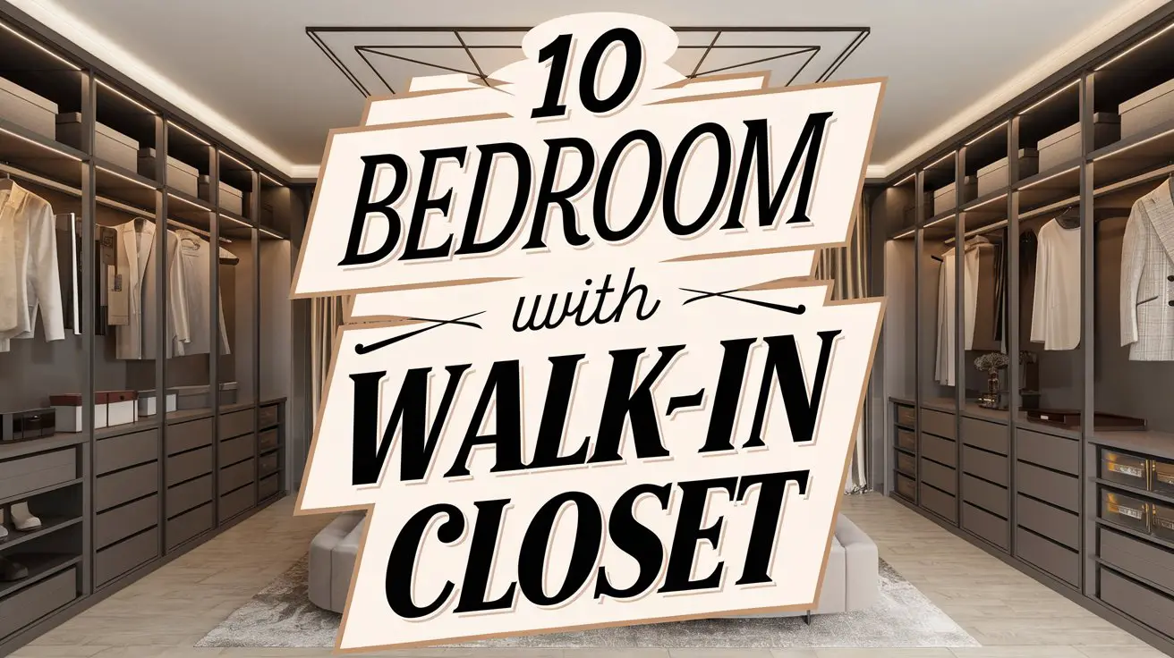 Bedroom Ideas with Walk-In Closet