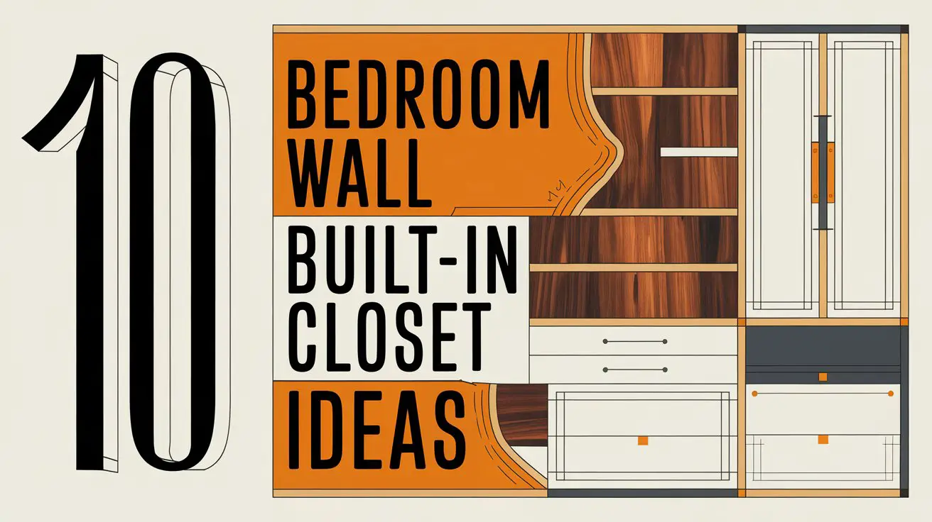 Bedroom Wall Built-In Closet Ideas