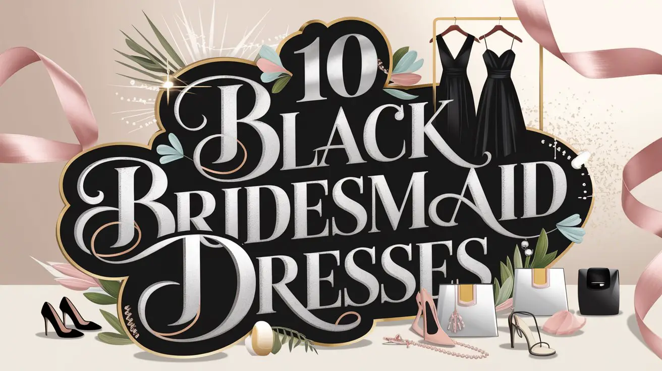Black Bridesmaid Dresses