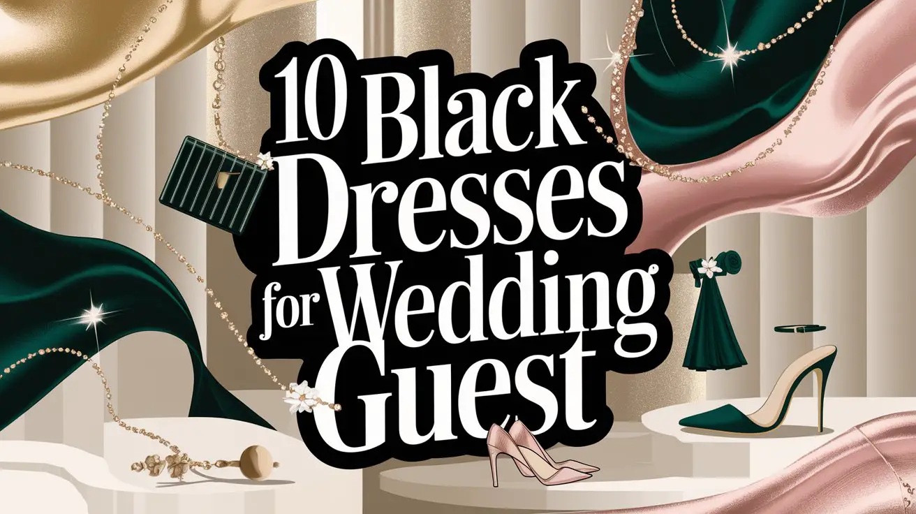Black Dresses for Wedding Guest