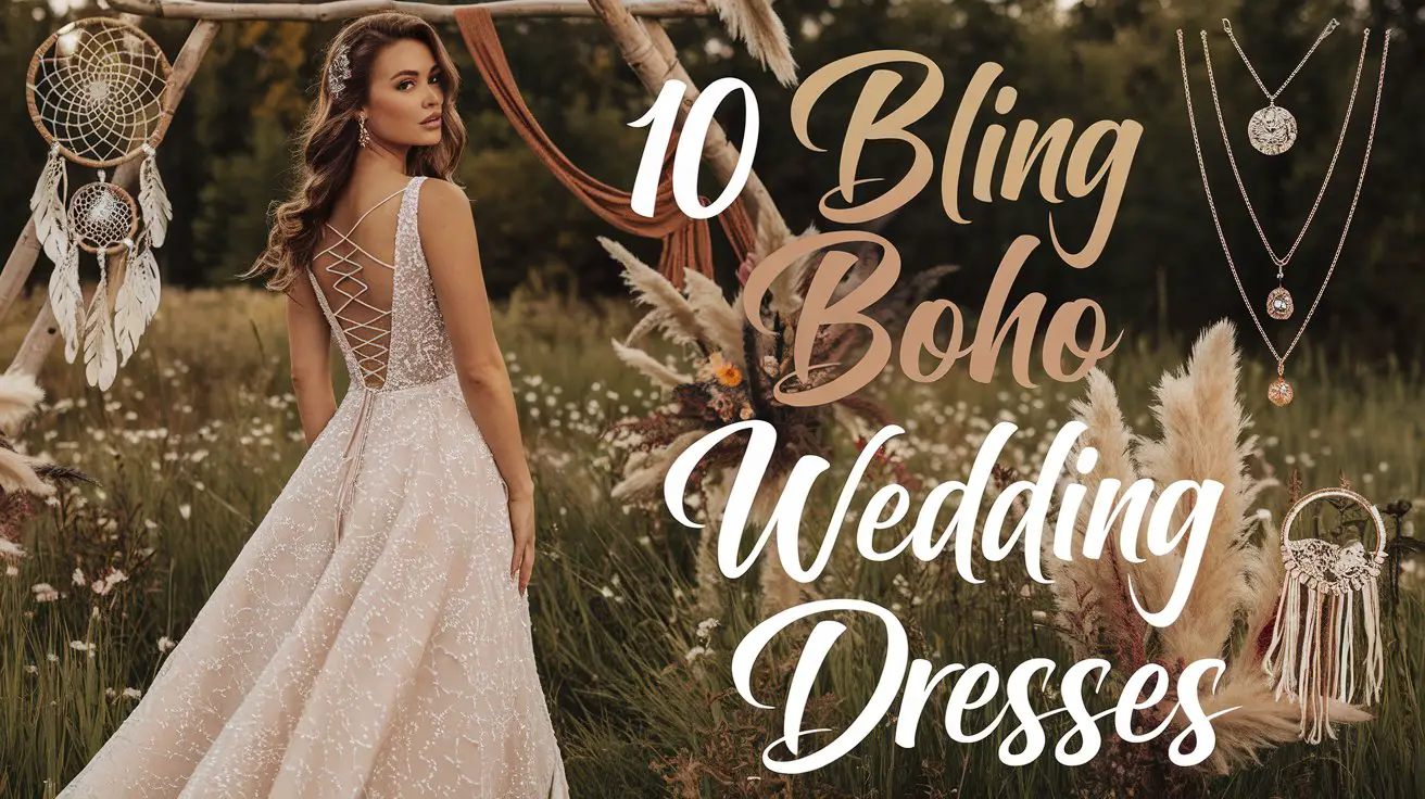 Bling Boho Wedding Dresses