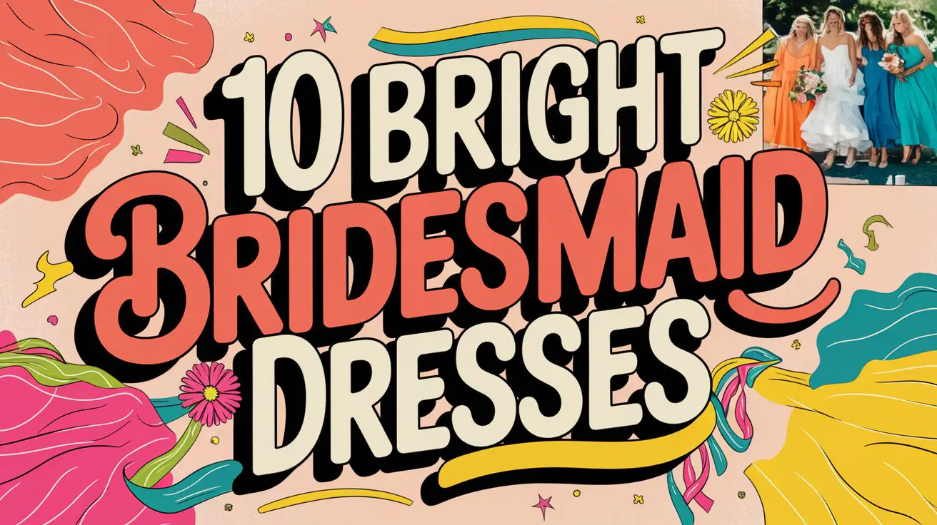 Bright Bridesmaid Dresses
