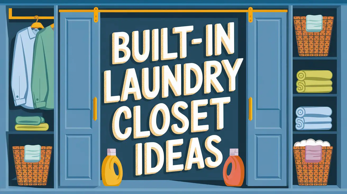 Built-In Laundry Closet Ideas
