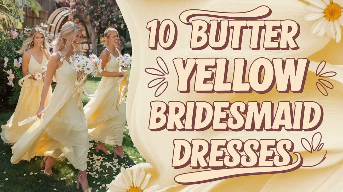 Butter Yellow Bridesmaid Dresses
