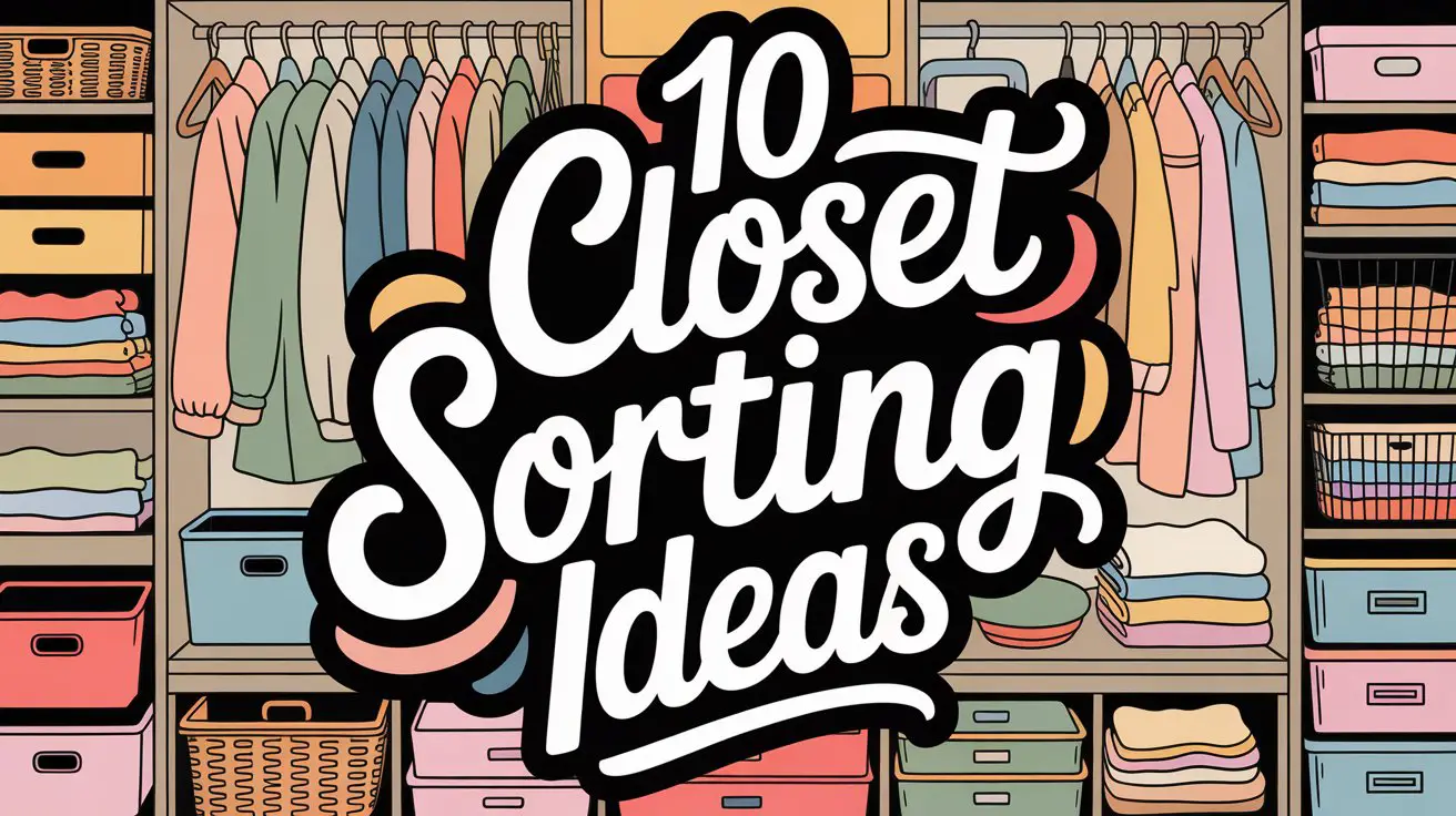 Closet Sorting Ideas