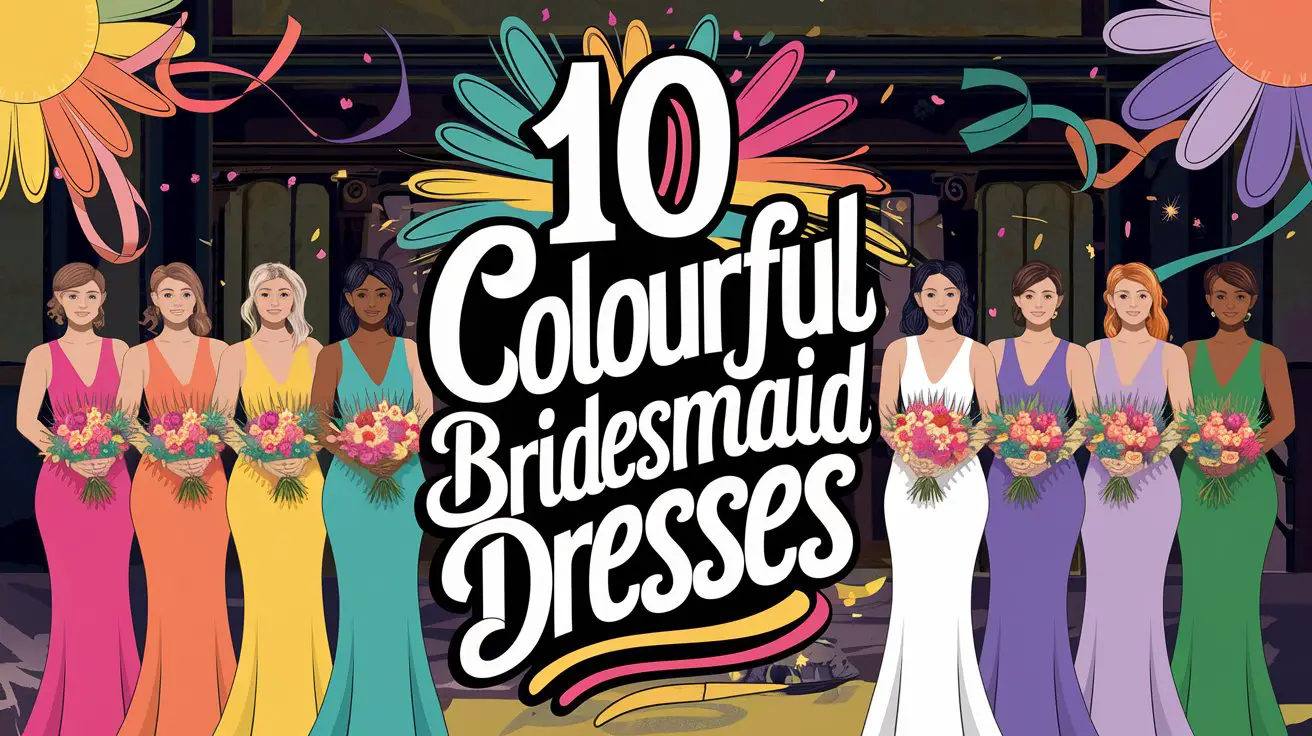 Colourful Bridesmaid Dresses