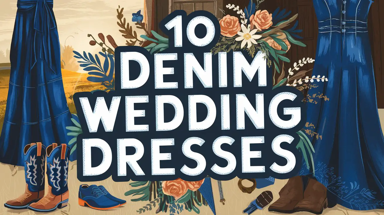 Denim Wedding Dresses