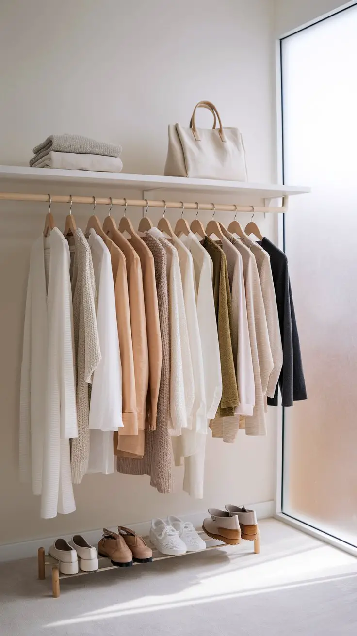 Design a Capsule Wardrobe Zone to Reduce Visual Clutter