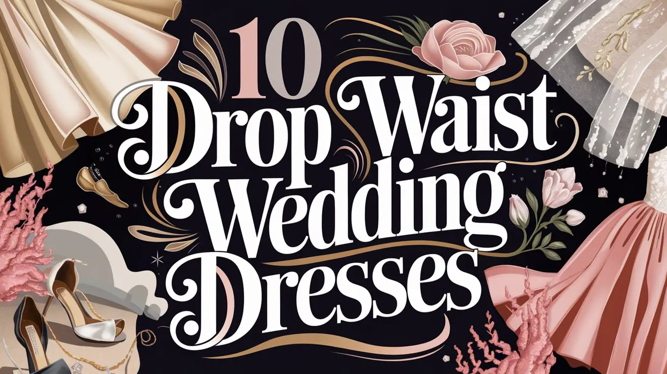 Drop Waist Wedding Dresses