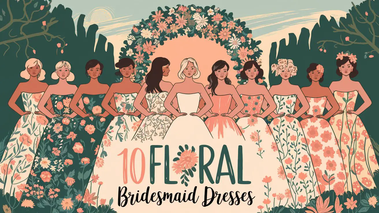 Floral Bridesmaid Dresses