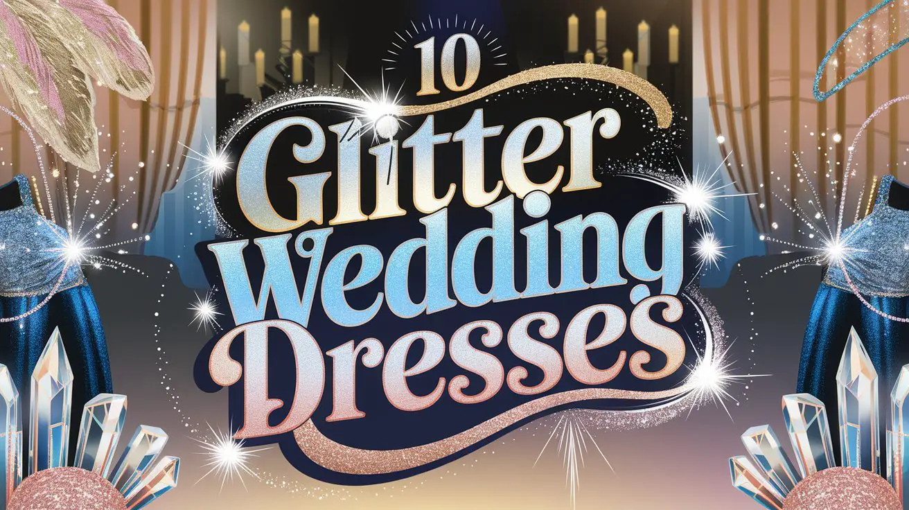 Glitter Wedding Dresses