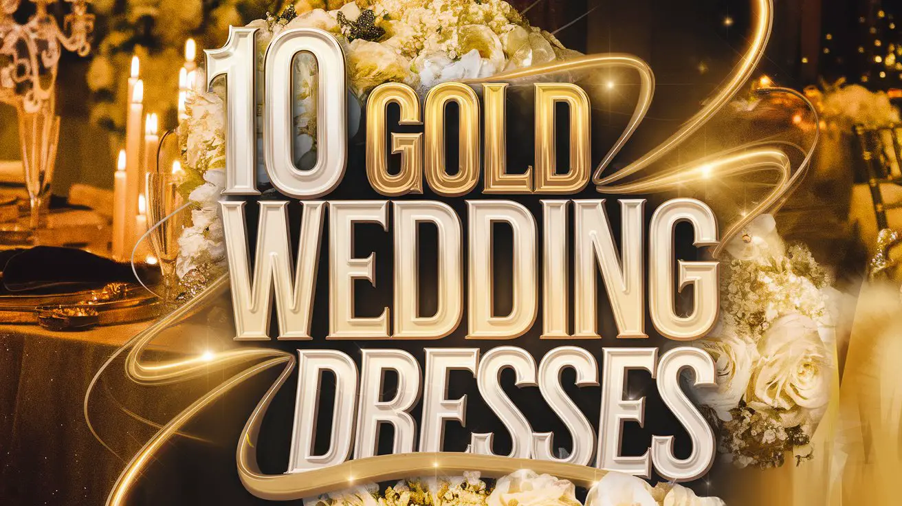 Gold Wedding Dresses
