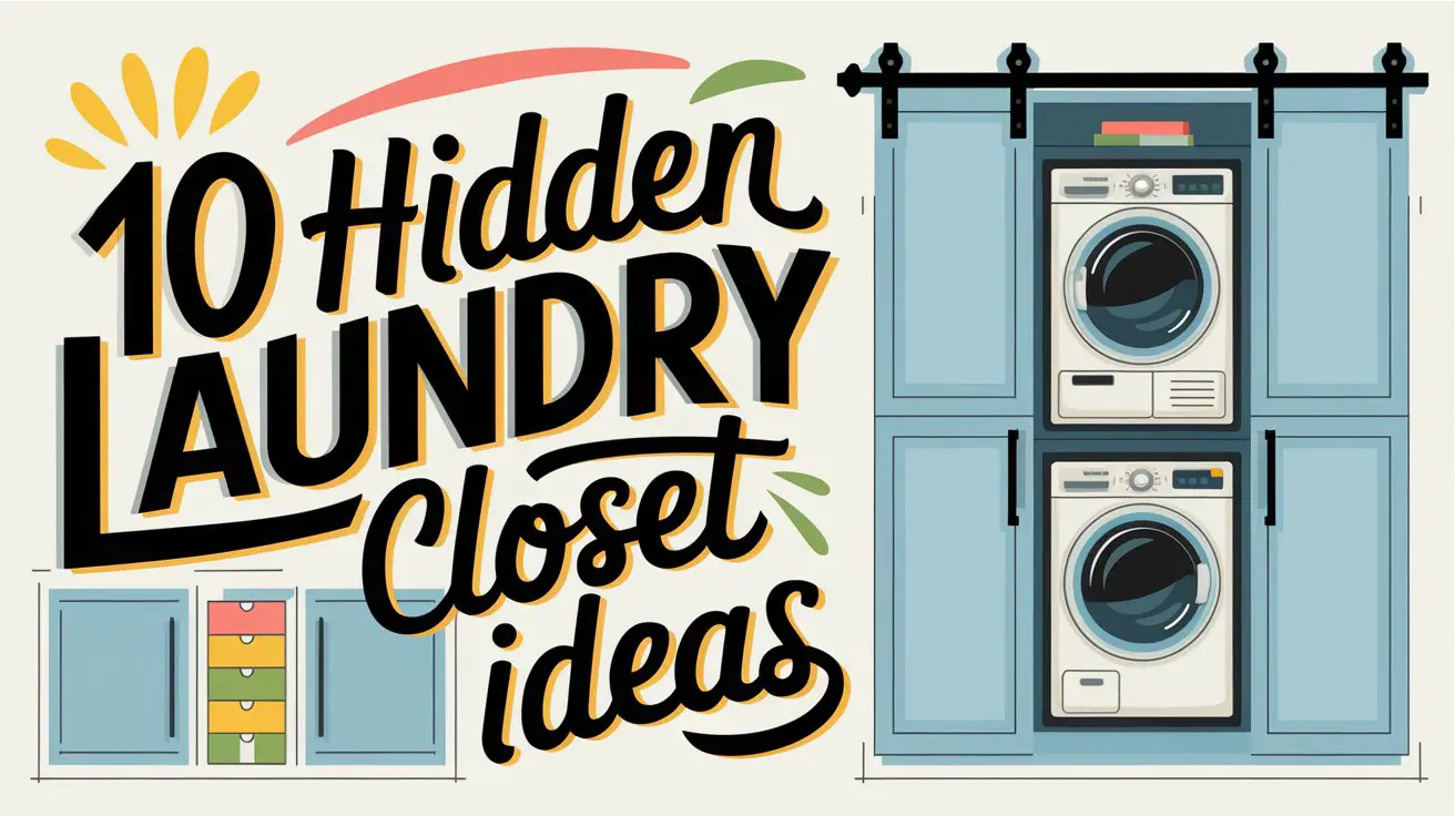 Hidden Laundry Closet Ideas