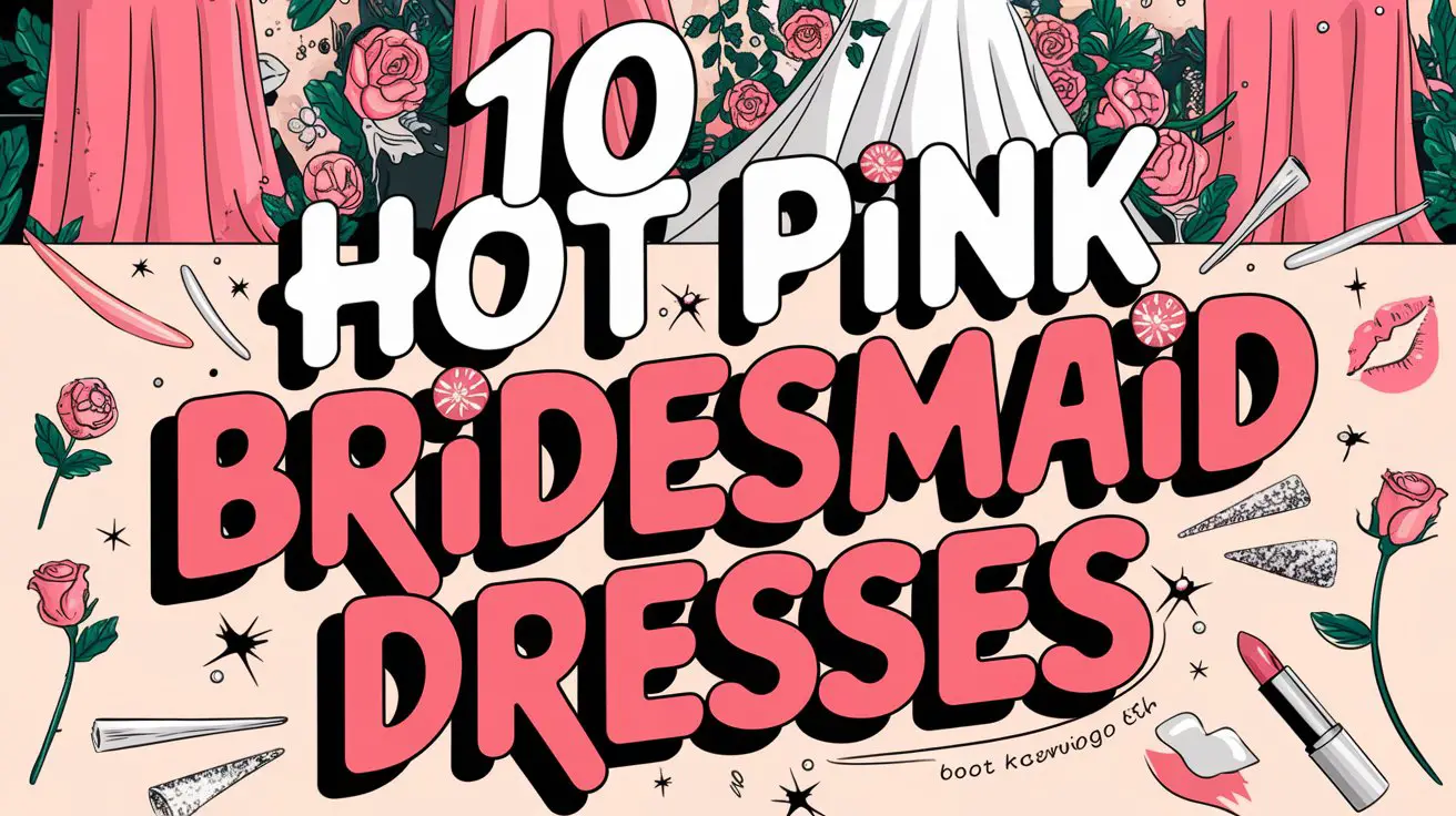 Hot Pink Bridesmaid Dresses