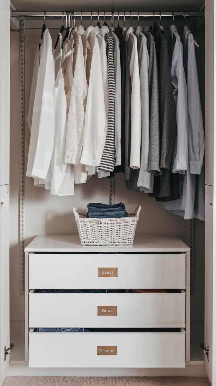 Incorporate a Slim Drawer Unit on the Floor