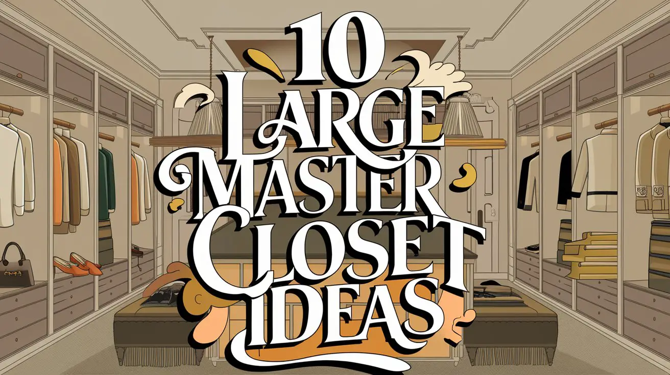 Large Master Closet Ideas