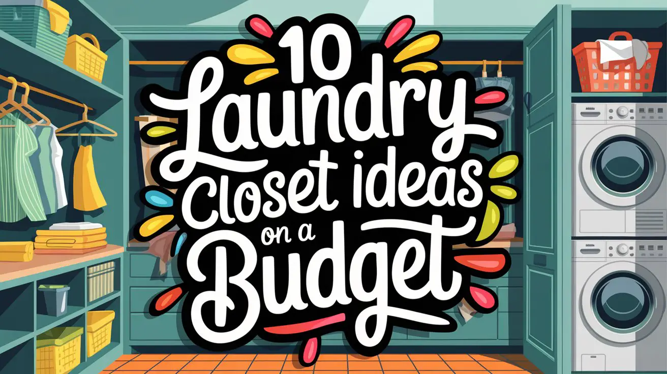 Laundry Closet Ideas on a Budget