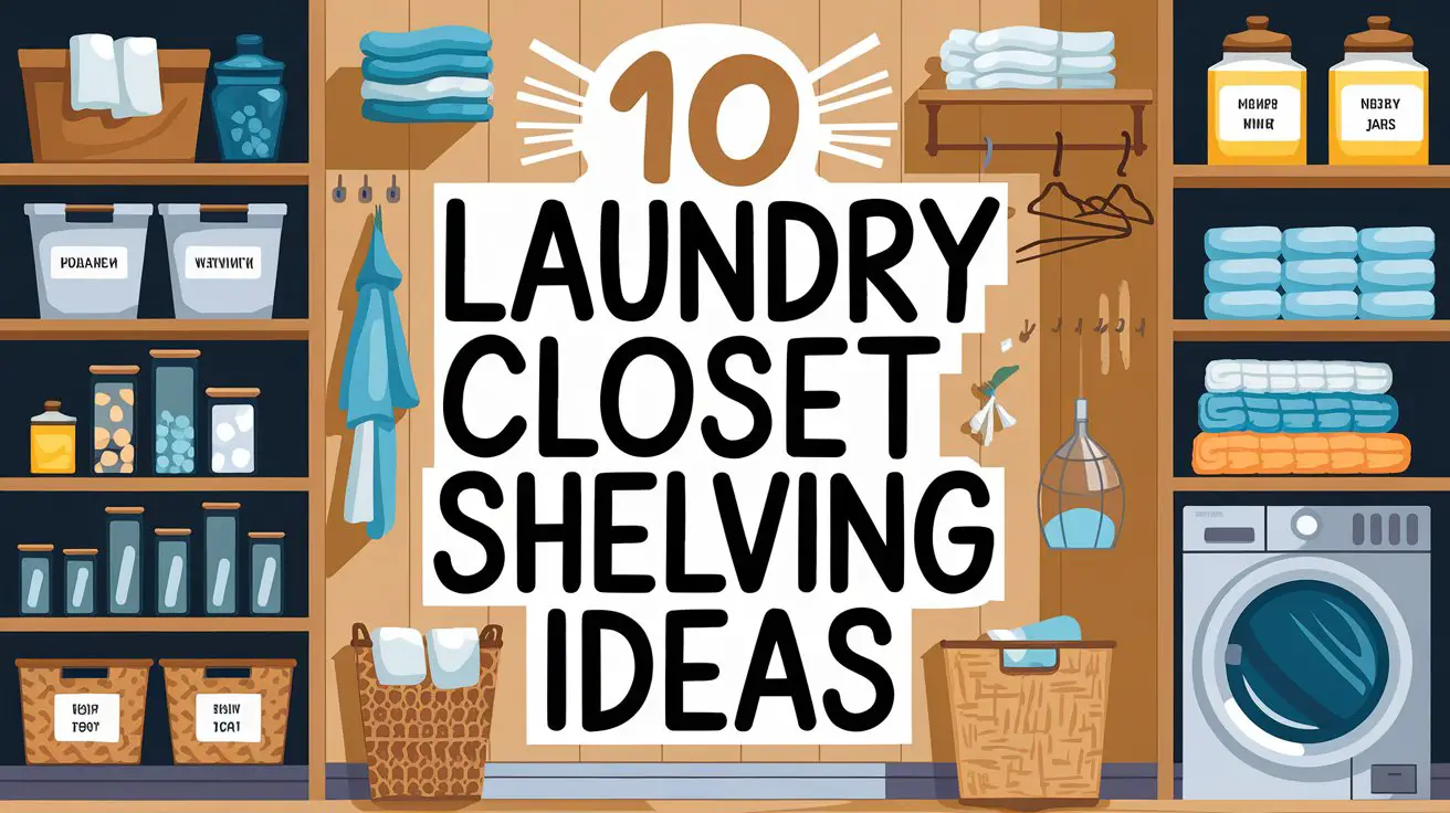 Laundry Closet Shelving Ideas