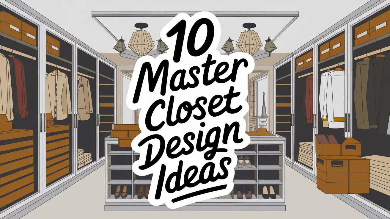 Master Closet Design Ideas