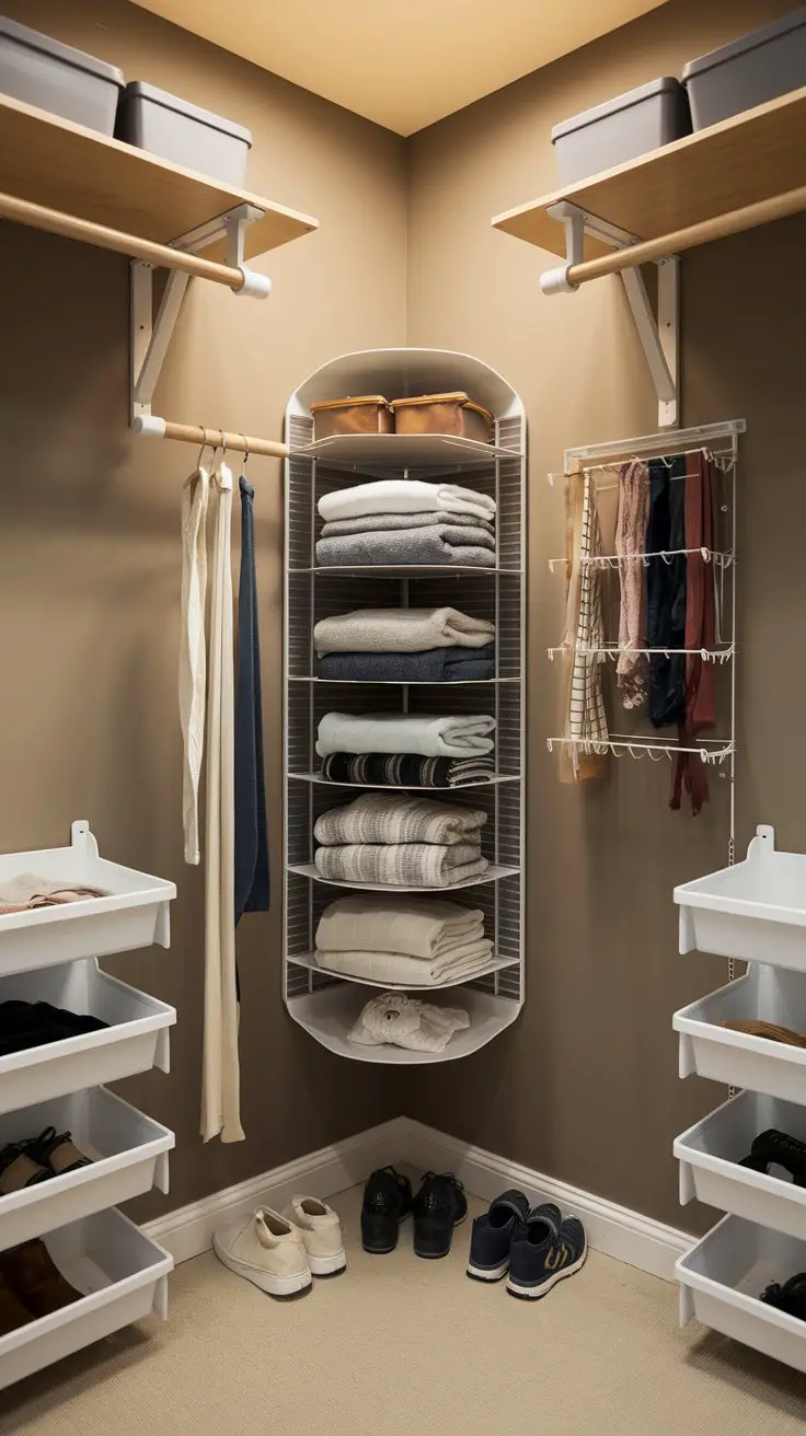 Maximize Corner Space With Specialty Organizers